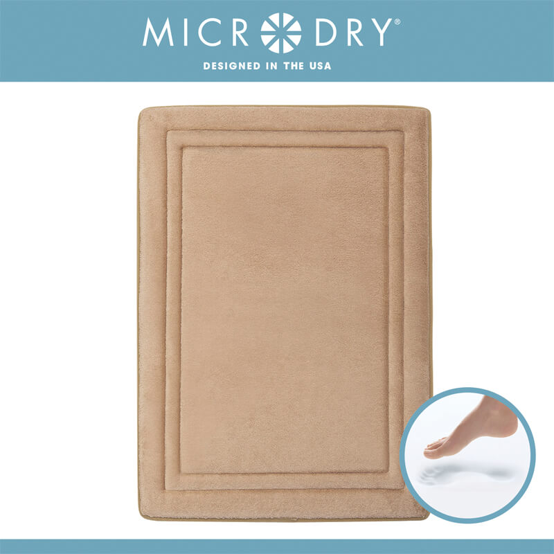 Microdry Quick Drying Memory Foam Bath Mat